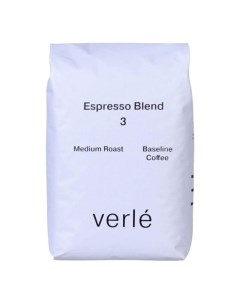Кофе Blend 3 смесь арабики и робусты в зернах 1 кг Verle