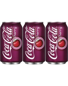 Газированный напиток Cherry Кока Кола Вишня 355 мл х 3шт Coca-cola