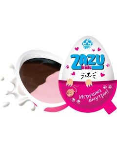 Шоколадное яйцо Zazu со светящейся игрушкой 6 шт х 20г Tasty