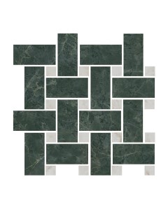 T038 SG6542 Серенада мозаичный зелёный лаппатированный 32x32x0 9 керам декор Цена за 1 шт Kerama marazzi