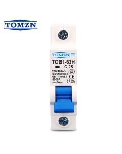 Автоматический выключатель TOB1 1P 32А 6кА тип C Tomzn