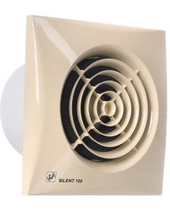 Вентилятор вытяжной Soler Palau SILENT 100 CZ IVORY 100 мм для кухни ванной санузла с S&p