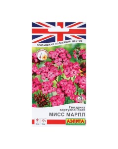 Семена Цветов Гвоздика картузианская Мисс Марпл 0 05 г 4 шт Агрофирма аэлита