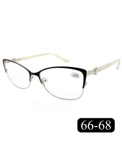 Корригирующие очки для чтения 2032 4 00 без футляра цвет черный РЦ 66 68 Glodiatr