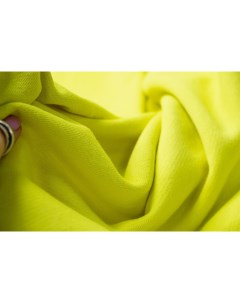 Ткань Трикотаж футер трехнитка с петлей цвет лимонно желтый 100х184 Unofabric