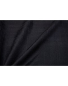 Ткань AL2669 Костюмно пальтовая шерсть в клетку черная 100x152 см Unofabric