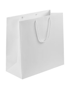 Пакет подарочный бумажный Porta L белый 35x35x16 см Nobrand