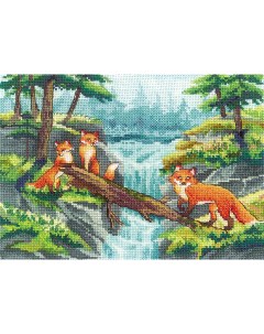 Набор для вышивания Алтайские лисы Сделай своими руками
