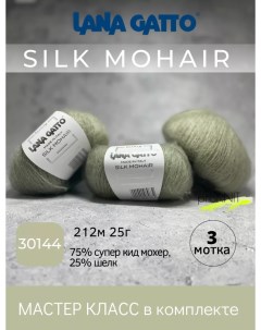 Пряжа Silk Mohair 30144 3 мотка Lana gatto