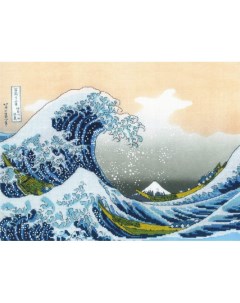 Набор для вышивания Риолис Большая волна в Канагаве по мотивам гравюры К Хокусая Риолис (сотвори сама)