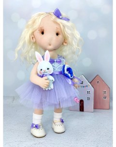 Набор для шитья кукла Бусинка фиолетовый Куклы-домики