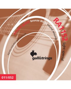 Струны для акустических гитар RA1152 11 52 Galli