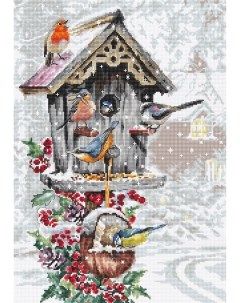Набор для вышивания Птичий домик Luca-s