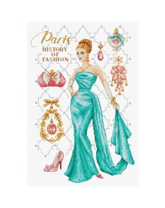 Набор для вышивания История моды Париж Многоцветница