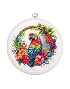 Набор для вышивания Тропический попугай Luca-s