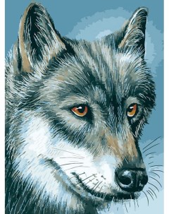 Картина по номерам Серый волк Белоснежка