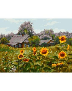 Картина по номерам Лето в деревне Белоснежка