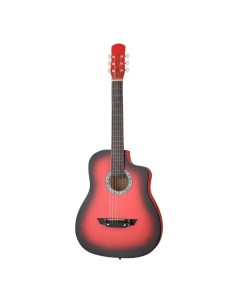 Акустическая гитара ACD 41A 79 R с вырезом красный санберст Akkord