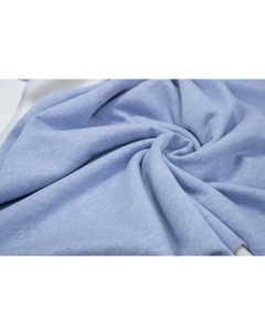 Ткань Футер светло голубой голубой меланж с начесом 100х200 Unofabric