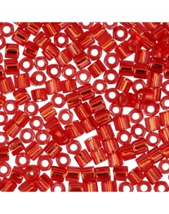 Бисер Япония 11 0 Hexagon 4 22 мм 5 штх5 г 0025 оранжево красный Toho