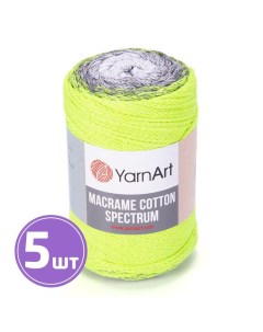 Пряжа Macrame cotton spectrum 1326 мультиколор 5 шт по 250 г Yarnart