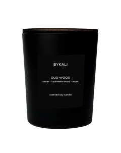 Свеча ароматическая Удовое дерево с деревянным фитилем в стакане с крышкой 250 0 Bykali
