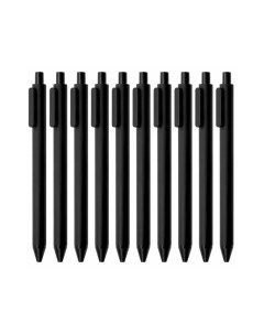 Набор гелевых ручек Kaco K1015 Pure Plastic Gel Ink Pen 10шт Black Xiaomi