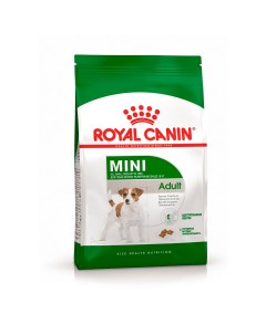 Mini Adult Сухой корм для взрослых собак мелких размеров в возрасте от 10 месяцев до 8 лет 4 кг Royal canin