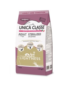 Adult Sterilized Lightness Сухой корм для стерилизованных кошек с уткой 1 5 кг Unica
