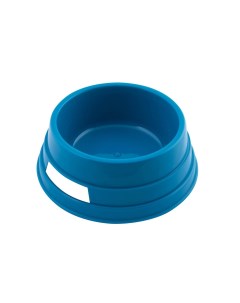 Миска пластиковая круглая для собак 16см синяя Georplast