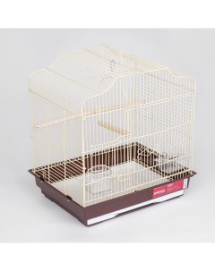 Клетка для птиц 47 5х36х49 5 см золотая Petmax