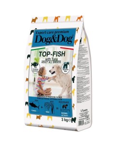 Top Fish Сухой корм для собак с тунцом 3 кг Dog&dog