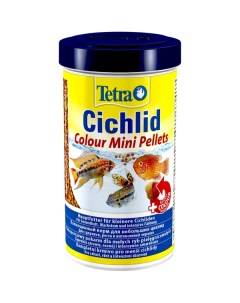 Cichlid Colour Mini корм для рыб всех видов цихлид 500 мл Tetra