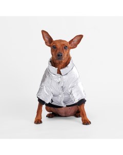 Куртка для собак L серебряная Rurri