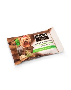 Лакомство для собак Молочный шоколад с воздушным рисом 15г Choco dog