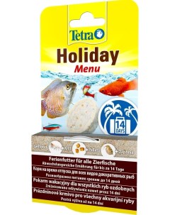 Min Holiday Menu 30г Корм для рыб отпуск 14 дней твердый гель 30г Tetra