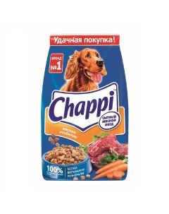 Сухой корм для собак всех пород Мясное изобилие с овощами и травами 2 5 кг Chappi