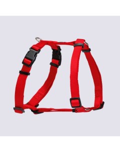 Шлейка для собак нейлоновая для собак Vario обхват груди 48 70 см ширина 20 мм красная Rungo