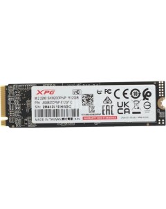 SSD накопитель XPG SX8200 Pro ASX8200PNP 512GT C 512ГБ M 2 2280 PCIe 3 0 x4 NVMe Adata