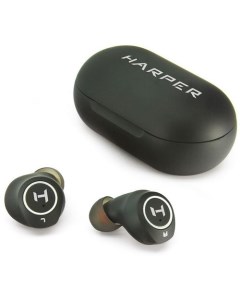 Наушники HB 519 Bluetooth вкладыши черный Harper