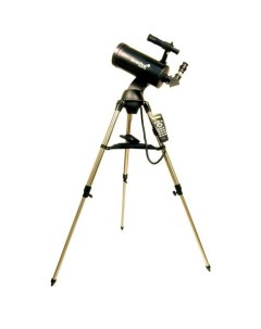 Телескоп SkyMatic 127 GT MAK катадиоптик d127 fl1500мм 250x золотистый черный Levenhuk