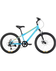 Велосипед для подростков Respect 24 1 D Steel голубой желтый белый 12 HQ 0010144 Stark
