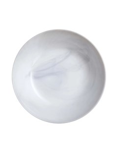 Тарелка суповая стеклокерамика 20 см круглая Diwali Marble P9835 Luminarc