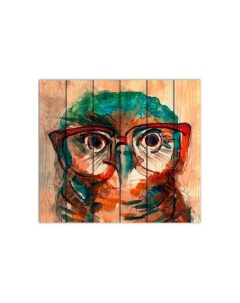 Картина Сова в очках Дом корлеоне