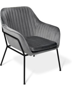 Кресло SHT AMS2 1 угольно серый черный муар Sheffilton