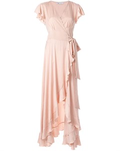 Mitos платье с запахом и оборками один размер розовый Mitos