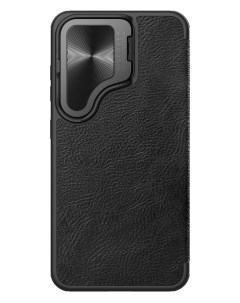 Чехол для Samsung Galaxy S24 c фунцией подставки и карманом для карт Black Nillkin