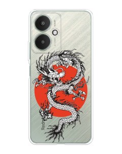 Чехол на Xiaomi Redmi 13C 5G Redmi 13R 5G Poco M6 5G Восходящий дракон Homey
