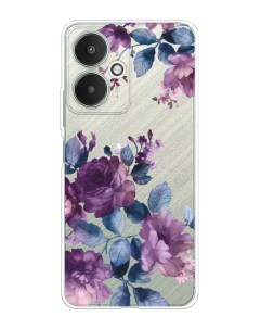 Чехол на Xiaomi Redmi 13C 5G Redmi 13R 5G Poco M6 5G Purple Blossoms Homey