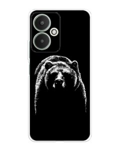 Чехол на Xiaomi Redmi 13C 5G Redmi 13R 5G Poco M6 5G Медведь в ночи Homey